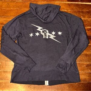 Vintage Large WWE CM Punk Navy Wrestling Hoodie